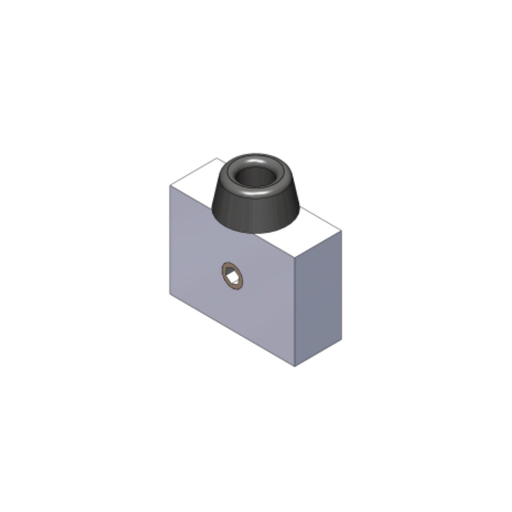 E-Track End Stop for Luna Ceiling Lift
