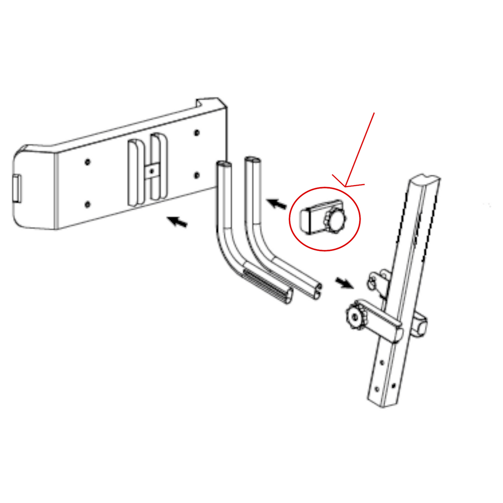 Bestcare Knob bolt and U-bracket for Lifts
